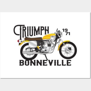 1971 Triumph Bonneville Posters and Art